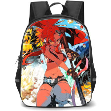 Gurren Lagann Yoko Littner Backpack StudentPack - Yoko Littner Jumping in Battlefield