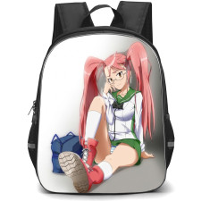 Highschool Of The Dead Saya Takagi Backpack School Bag StudentPack - Saya Takagi Sitting In Uniform Portrait