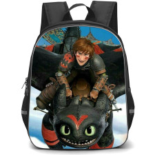 How To Train Your Dragon Backpack StudentPack - Hiccup Flying With Night Fury Poster