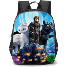 How To Train Your Dragon Backpack StudentPack - How To Train Your Dragon The Hidden World Poster