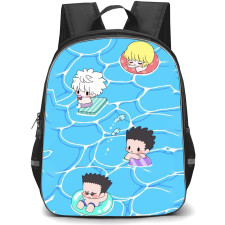 Hunter X Hunter Backpack StudentPack - Hunter X Hunter Characters Chibi Art Swimming