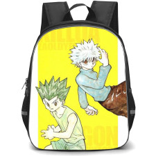 Hunter X Hunter Backpack StudentPack - Hunter X Hunter Gon Freecss Killua Zoldyck Portrait Comic Art