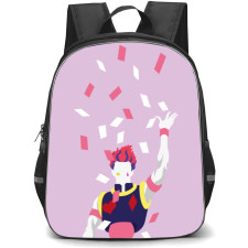 Hunter X Hunter Hisoka Backpack StudentPack - Hunter X Hunter Hisoka Minimalist On Pink Background