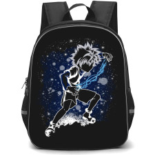Hunter X Hunter Killua Zoldyck Backpack StudentPack - Hunter X Hunter Killua Zoldyck Attack Mode Minimalist On Black Background