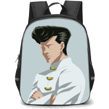 Hunter X Hunter Knuckle Bine Backpack StudentPack - Hunter X Hunter Knuckle Bine Minimalist On Grey Background