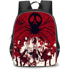 Hunter X Hunter Shalnark Backpack StudentPack - Hunter X Hunter Shalnark Dead On Spider Background Comic Art