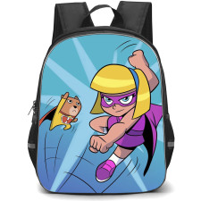 Hamster & Gretel Backpack StudentPack - Hamster & Gretel Flying On Blue Background