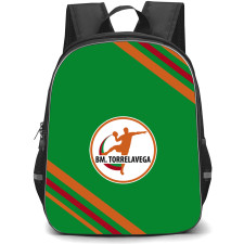 Bathco Balonmano Torrelavega Backpack School Bag StudentPack - Large Logo With Stripe