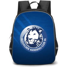 Bergischer Handball Club 06 e.V Backpack School Bag StudentPack - Logo Blue Grunge Background