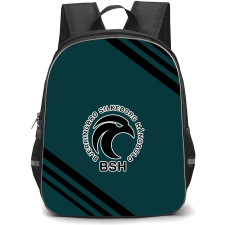 Bjerringbro Silkeborg Handbold Backpack School Bag StudentPack - Large Logo With Stripe