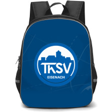 Thuringer Sportverein Eisenach eV Backpack School Bag StudentPack - Logo Blue Lines Background