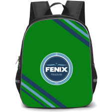 Fenix Toulouse Handball Backpack School Bag StudentPack - Large Logo With Stripe