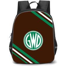 Turn und Sportverein Grun WeiB Dankersen-Minden e. V. Backpack School Bag StudentPack - Large Logo With Stripe