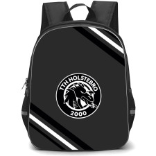TTH Holstebro Backpack School Bag StudentPack - Large Logo With Stripe