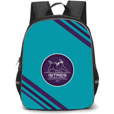 Istres Provence Handball Backpack School Bag StudentPack - Large Logo With Stripe