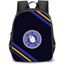 Mors Thy Handbold Backpack School Bag StudentPack - Large Logo With Stripe