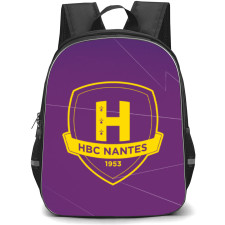 Handball Club Nantes Backpack School Bag StudentPack - Logo Violet Line Background