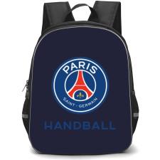 Paris Saint Germain Handball Backpack School Bag StudentPack - Logo Navy Blue Background