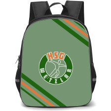 Handballspielgemeinschaft Wetzlar Backpack School Bag StudentPack - Large Logo With Stripe