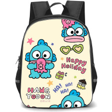 Hangyodon Sanrio Backpack StudentPack - Hangyodon Sanrio Characters Summer Timer Cute Illustration Art Poster
