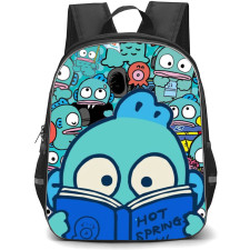 Hangyodon Sanrio Backpack StudentPack - Hangyodon Sanrio Cartoon Characters Holiday Illustration Art Poster