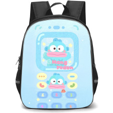 Hangyodon Sanrio Backpack StudentPack - Hangyodon Sanrio Cute Characters Illustration Art On Sky Blue Background
