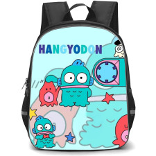 Hangyodon Sanrio Backpack StudentPack - Hangyodon Sanrio Sticker Collage Poster
