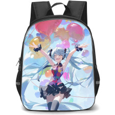 Hatsune Miku Backpack StudentPack - Hatsune Miku Happy Heart Balloons