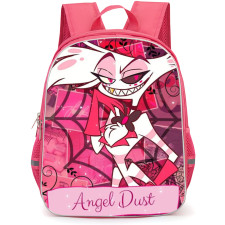 Hazbin Hotel Angel Dust Backpack StudentPack - Angel Dust Fan Art Poster