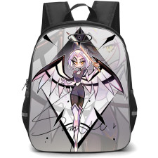 Hazbin Hotel Lute Backpack StudentPack - Lute With Wings and Holding Sword Anime Art Poster