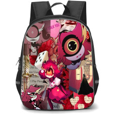 Hazbin Hotel Niffty Backpack StudentPack - Niffty Collage Poster Paper Background