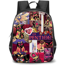 Hazbin Hotel Sir Pentious Backpack StudentPack - Sir Pentious Collage Poster