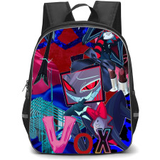 Hazbin Hotel Vox Backpack StudentPack - Vox Victorias Shuffle Illustration Art Poster