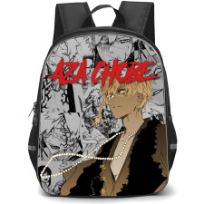 Hells Paradise Jigokuraku Aza Chobe Backpack StudentPack - Aza Chobe On Grayscale Anime Art Background