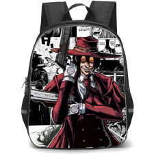 Hellsing Alucard Backpack StudentPack - Alucard Grayscale Collage Poster