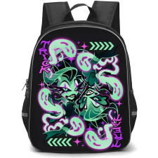 Helluva Boss Backpack StudentPack - Helluva Boss Glitz And Glam Halloween 2024 Illustration Art On Black Background