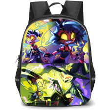 Helluva Boss Backpack StudentPack - Helluva Boss Halloween Illustration Art Poster