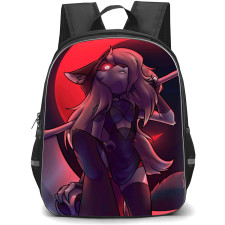 Helluva Boss Loona Backpack StudentPack - Loona Death Match Illustration Art Poster