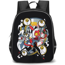 Helluva Boss Moxxie Backpack School Bag StudentPack - Moxie Running Screaming Portrait Poster