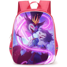 Helluva Boss Stolas Backpack StudentPack - Stolas And Mum Illustration Art Poster