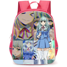 High Rise Invasion Kuon Shinzaki Backpack StudentPack - Kuon Shinzaki Anime Art Collage Poster