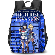 High Rise Invasion Backpack StudentPack - Yuri Honjo And Mayuko Nise 2021 TV Series Poster
