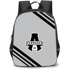 Blainville Boisbriand Armada Backpack School Bag StudentPack - Large Logo Stripe