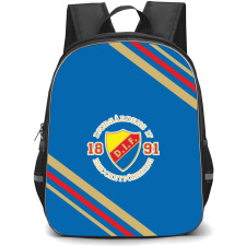 Djurgardens IF Ishockeyforening Backpack School Bag StudentPack - Large Logo With Stripe