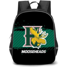 Halifax Mooseheads Backpack School Bag StudentPack - Logo In Green And Black Background
