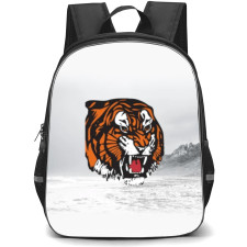Medicine Hat Tigers Backpack School Bag StudentPack - Logo Snow Background