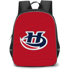 Lethbridge Hurricanes Backpack School Bag StudentPack - Logo In Red Paper Background