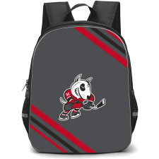 Niagara IceDogs Backpack School Bag StudentPack - Large Logo Stripe