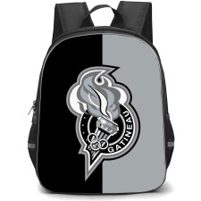 Gatineau Olympiques Backpack School Bag StudentPack - Logo In Black And Gray Background