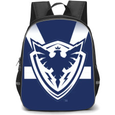 Sherbrooke Phoenix Backpack School Bag StudentPack - Logo In White And Blue Background